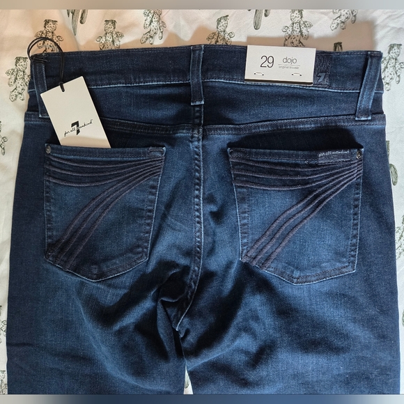 SOLD Dark Wash 7FAMK Dojo!💙 - Picture 2 of 3